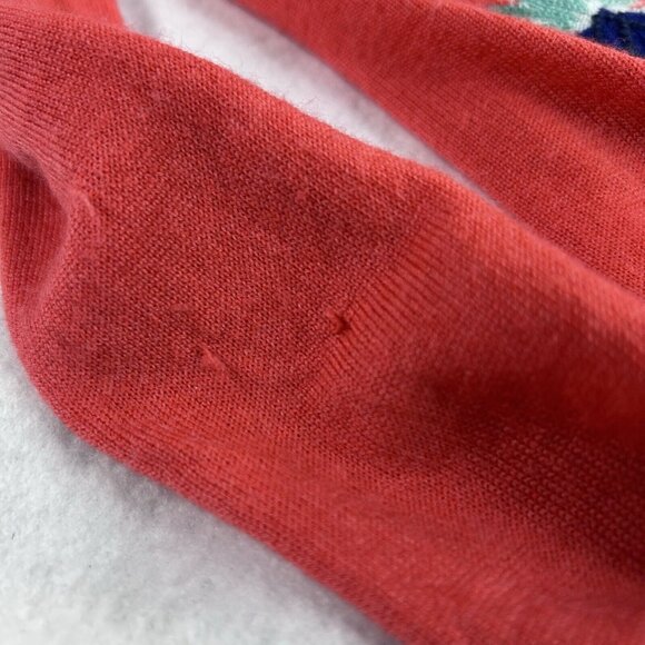 Vineyard Vines Womens Medium Sweater Merino Wool Pineapples Crew Novelty Preppy - Picture 3 of 13